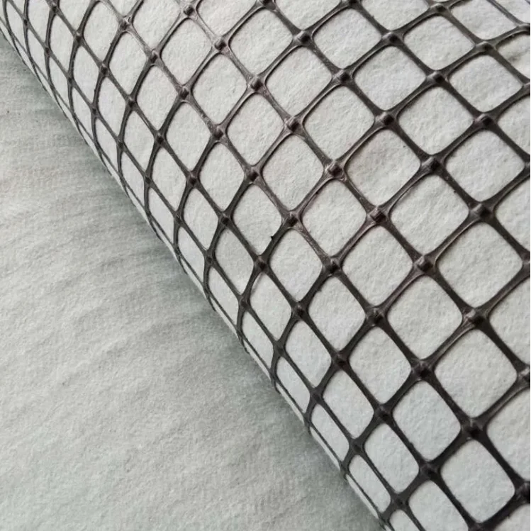 High performance factory price directly  sale  compound geogrid for drainage used in landfill, road, railway, and tunnel