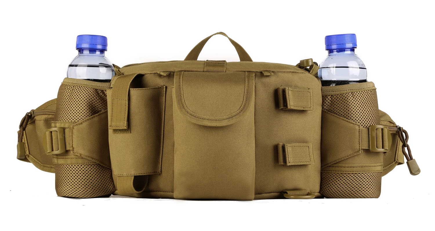 Нагрудная сумка с бутылкой для воды, водонепроницаемая поясная сумка с держателем для бутылки