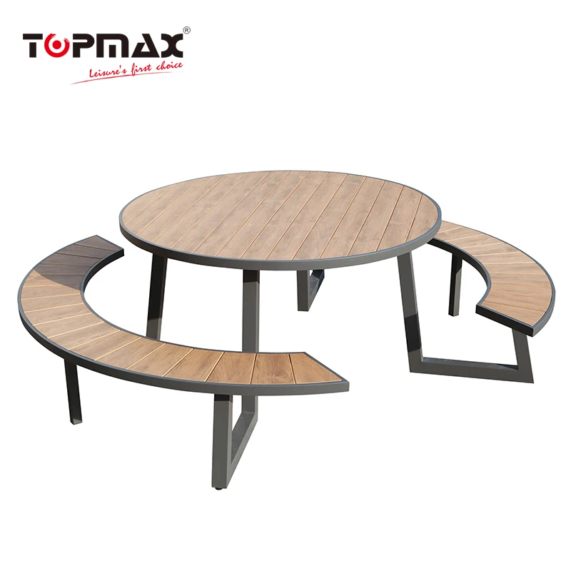 Good quality outdoor ply wood furniture tavolo da giardino set da esterno garden set