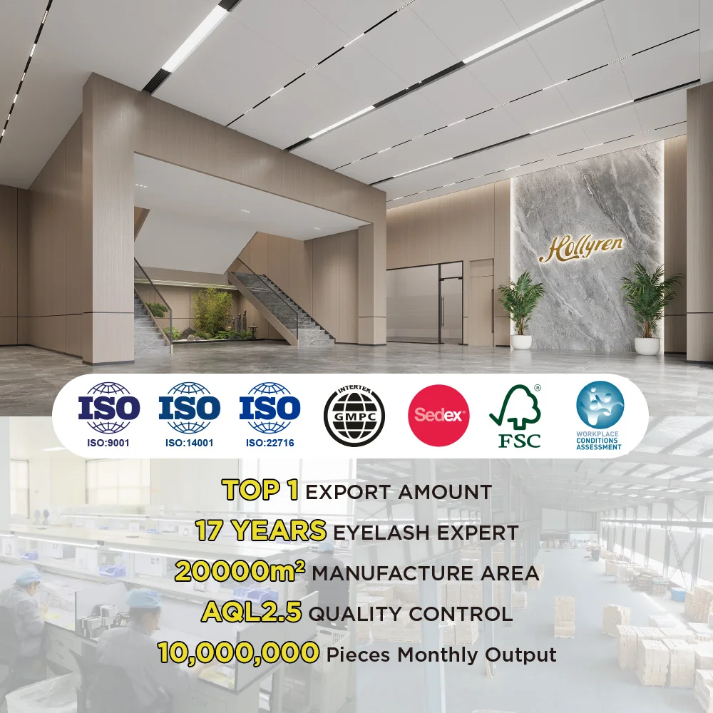 Qingdao Eyelashes Eco Friendly Products 2023 Vegan Triangle Fiber Lash Clear Band Strip Lashes Custom Triangle Lash Box