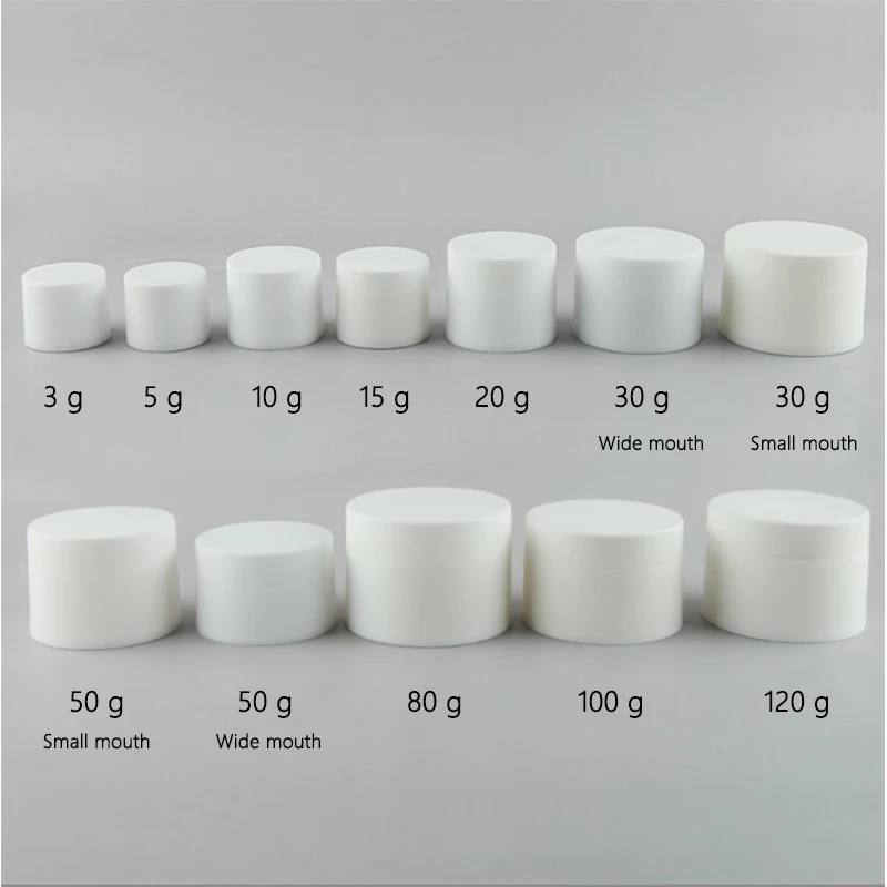 Пластиковые банки для крема