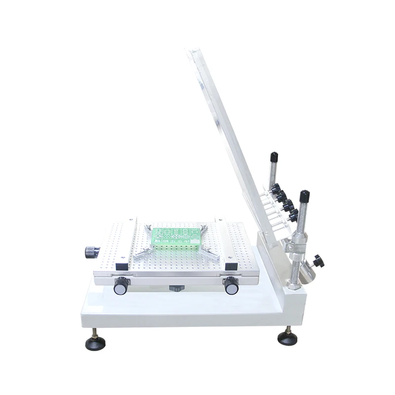 Precision lead-free screen printing table 250x400mm pcb Manual solder paste printer smt production stencil printer