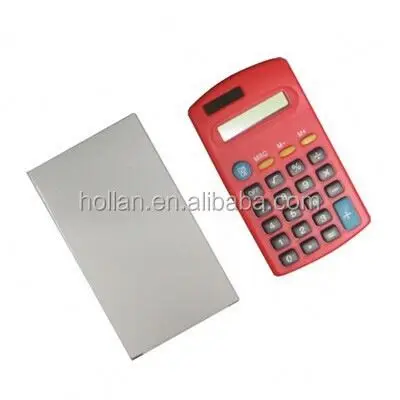 8 digits button cell calculator