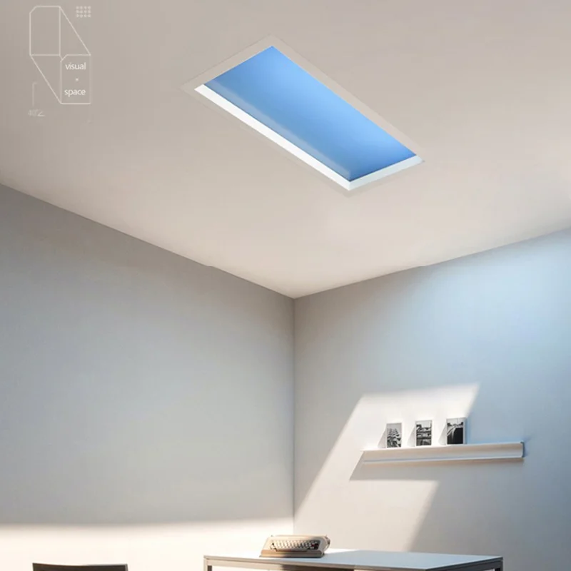 DGLUX New Product Aluminum Modern 70w Mi Home Smart Home Roof Window Lighting Fixture Blue Sky Panel Light