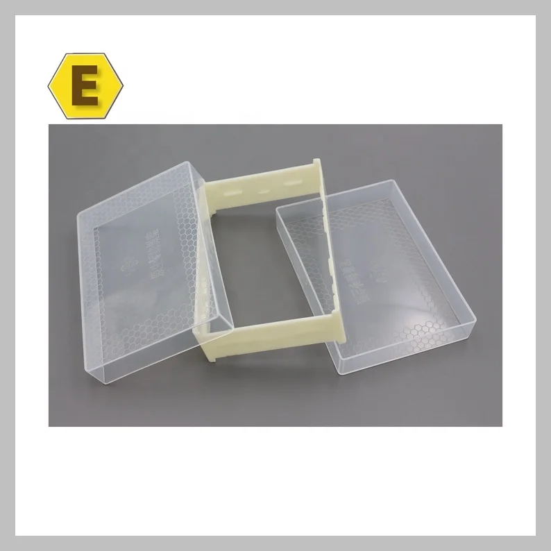 500g translucent plastic honey cassettes honey comb boxes for sale