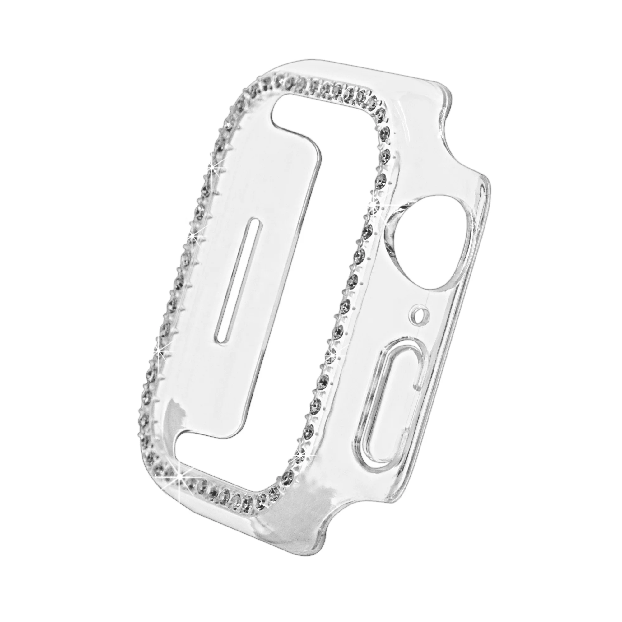 Trendybay Лидер продаж Bling Прозрачный поликарбонатный чехол для Apple Watch серии 7 Чехол мобильного телефона Applewatch 41 мм