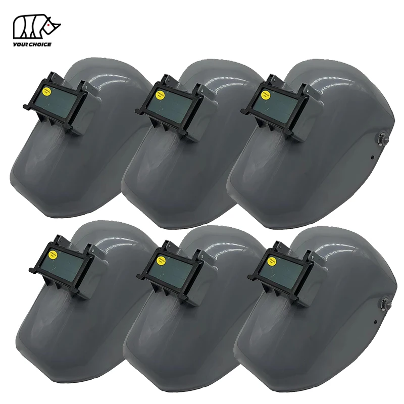 INWELT Cheap Lightweight PP Flip Up Glass Lens Protective Headgear Welding Hood Helmet Mask for Welding
