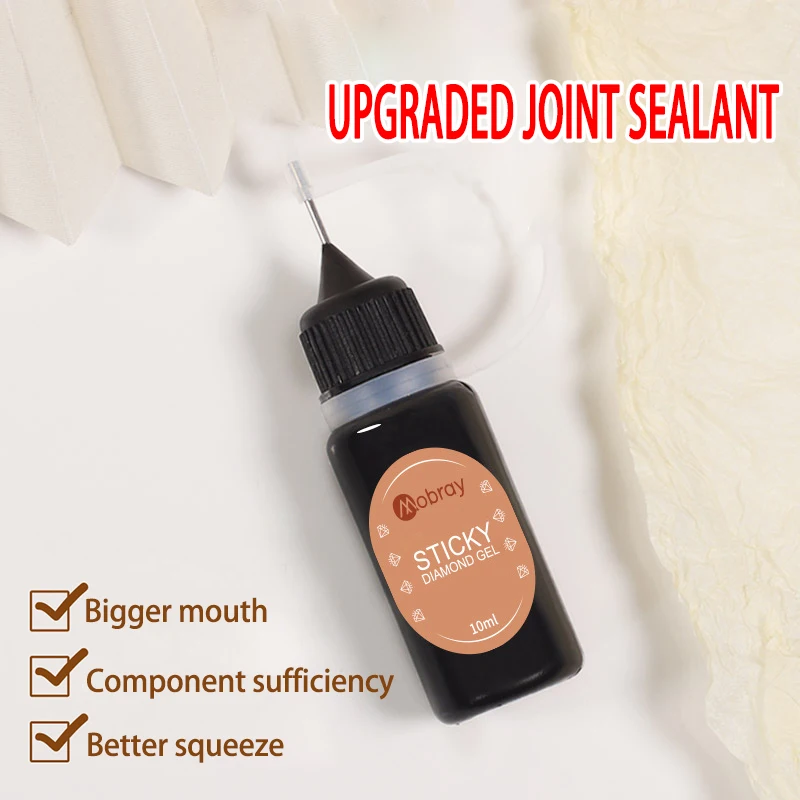 Factory Outlet Rhinestones Gel Glue Diamond Glue Uv Gel Polish 10ml