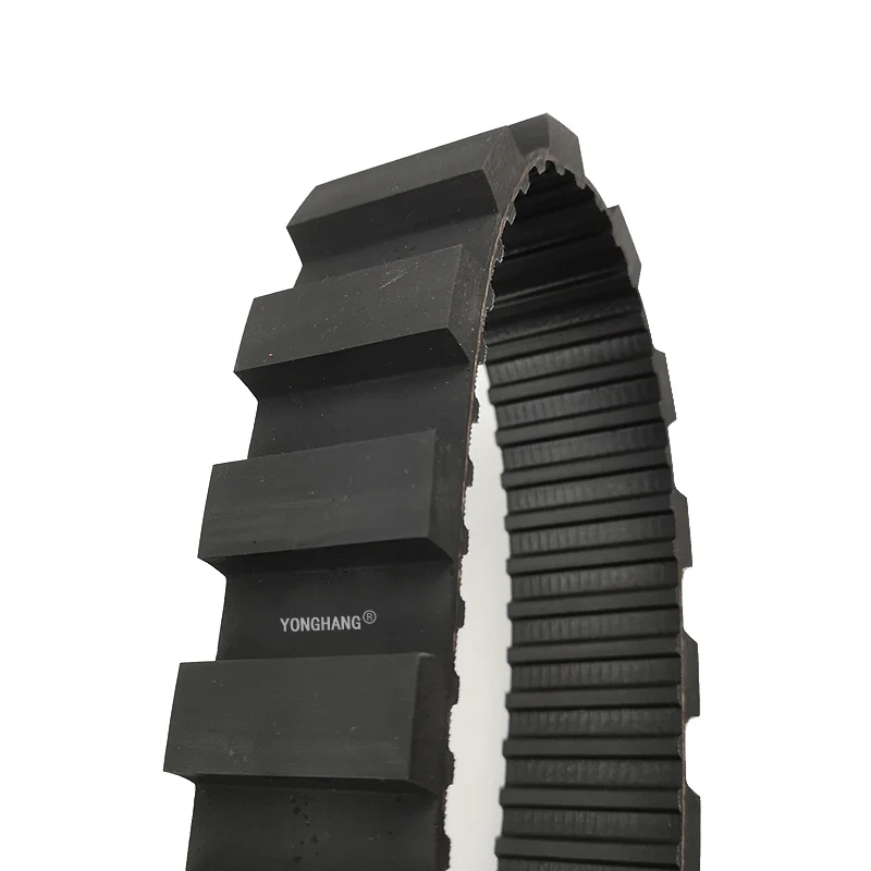 Custom Black Rubber Endless Track belt for Robot Power Transmission