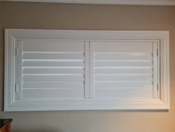 Basswood Composite 63.5 mm Plastic Door Plantation Shutter