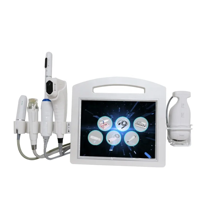 6in1 anti-aging smas face lifting radar rf needling vaginal rejuvenation liposonic slimming 4d 5d 9d hifu machine