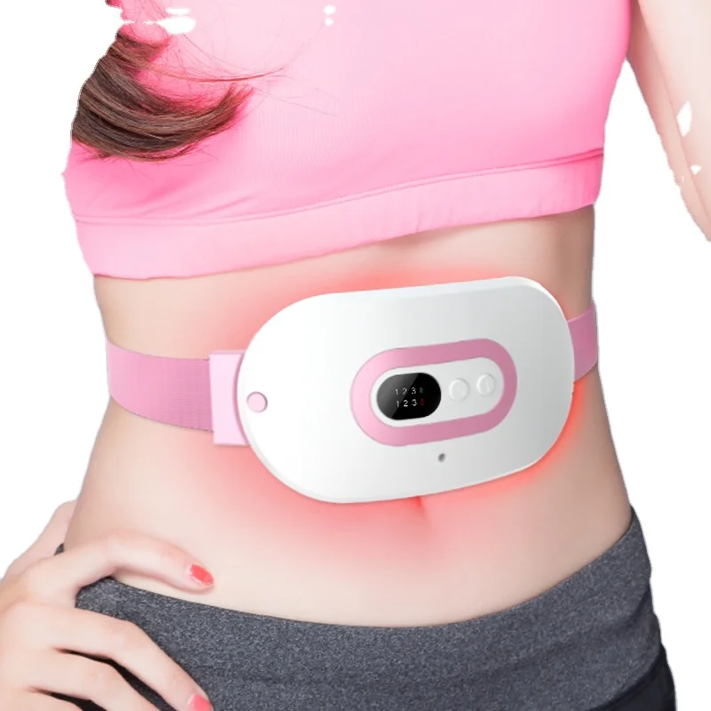 Electric Thermostatic Massage Warm Belly Belt Menstrual Heating Pad Slimming Belt Waist Warm Palace Belt