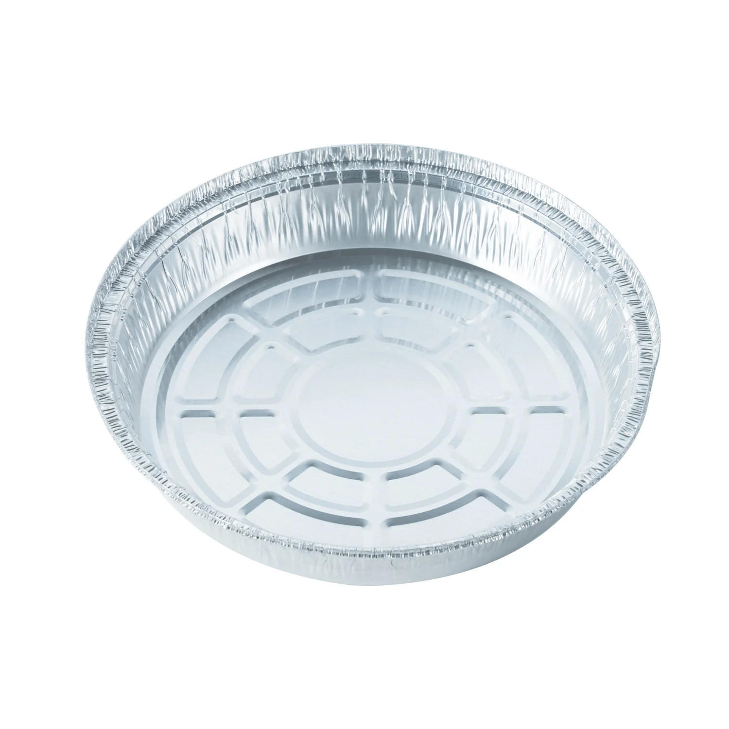 Disposable Round Aluminum Foil Baking Pie Pan  Takeaway BBQ Oven Heat Multi-layer  Foil Tray