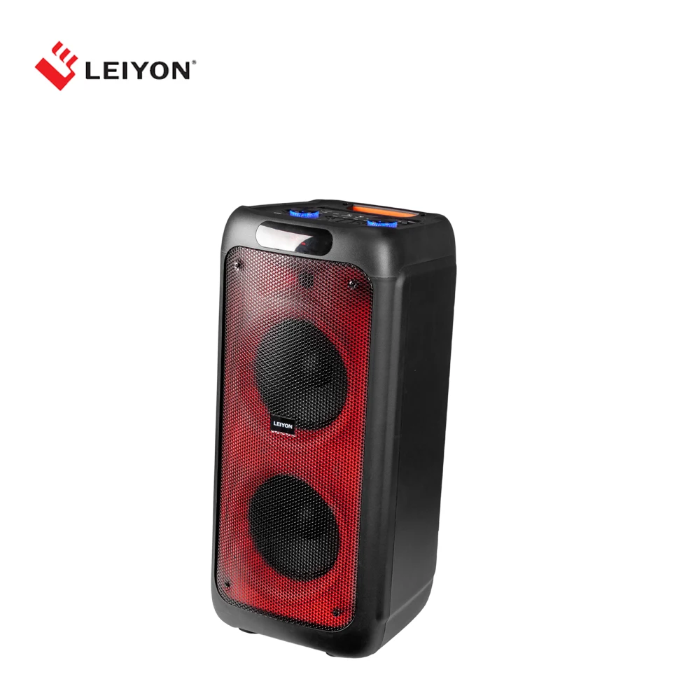 Dual 8 Inch High Power Portable Wireless Bluetooth Audio System with Battery  Portable Wireless Bluetooth Party Speaker