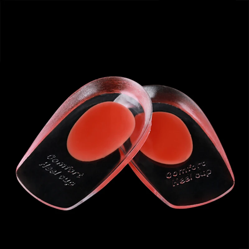 High quality invisible Height Increase silicone gel heel Cushion pad/silicone heel insole for men and women