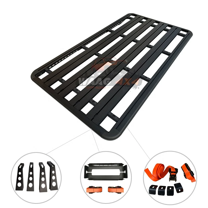135*125CM Platform Flat Roof Rack For Mitsubishi Triton MR L200 Cargo Rack Accessories
