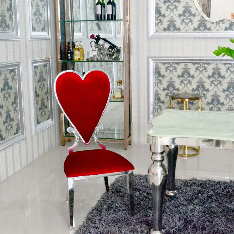 Poker Design Metal Dining Chair B8067