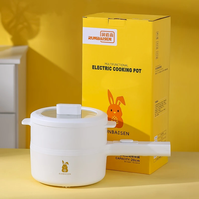 EU Non-stick ceramic multi-functional cookware is suitable for the school hotel  kitchen dormitory family use electric hot pots