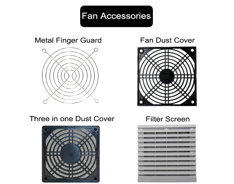 120mm 120*120*10mm  Fan Cover  Axial Fan Cover Plastic Dust Guard Grill