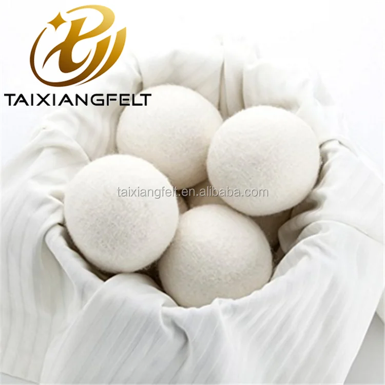 2024 New  Products 100% Handmade Fabric Softener Ball Reduces Clothing Wrinkles Organic Wool Dry cloth Balls