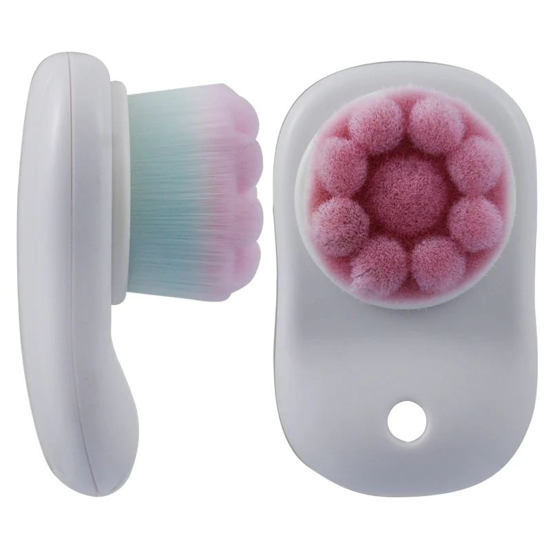 
Face Cleaning Massage Tool Facial Cleansing Brush Soft Hair Face Wash Brushes Pore Cleanser Cleaning Brush 