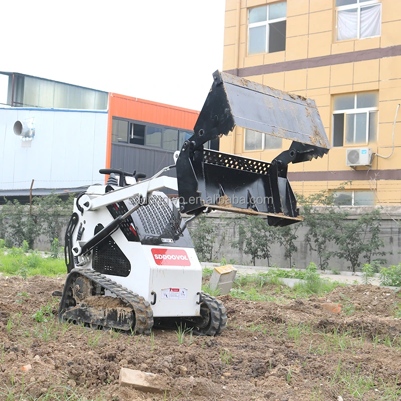 Top Notch Heavy Duty Super Performance Compact Front End Mini Skid Steer Loader With Attachments For Multi-functional Use