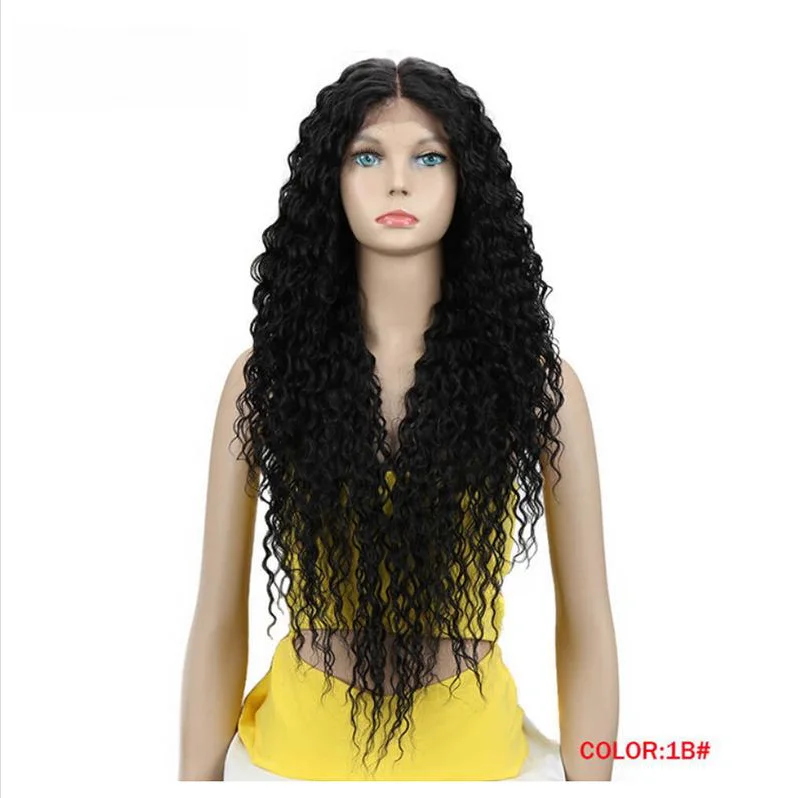 Best Quality Beautiful Synthetic Hair Latin America Curl 31 inches 224g Lace Front Wig