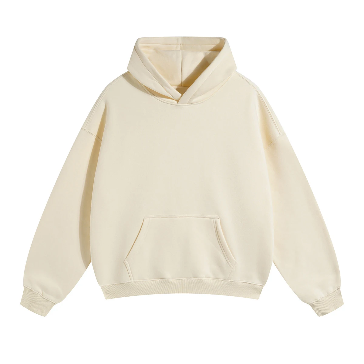 Manufacturer of pullover  Hoodie 100% cotton knit Winter Casual 420gsm hoodie powder puff printed lettering