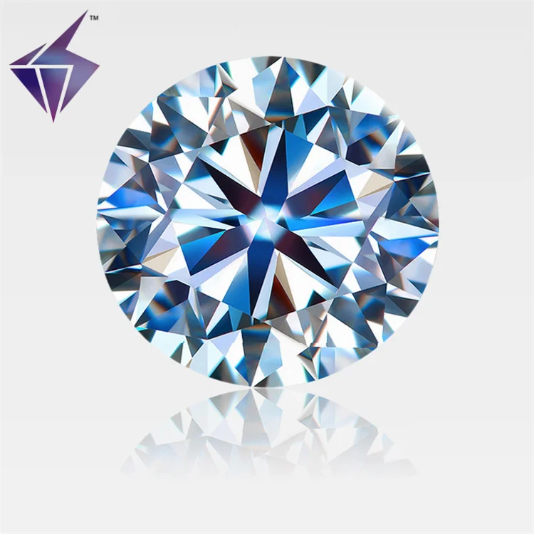 Wuzhou Wholesale round brilliant cut white cubic zirconia