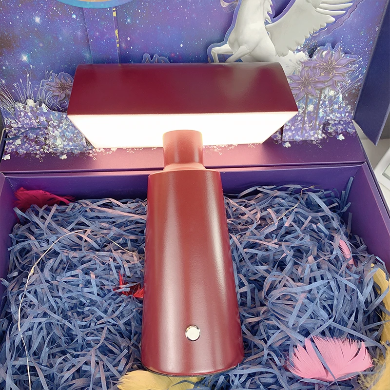 classic european led electroplated metal cordless table lamp rechargeable table lamp with touch control mini night table lamp