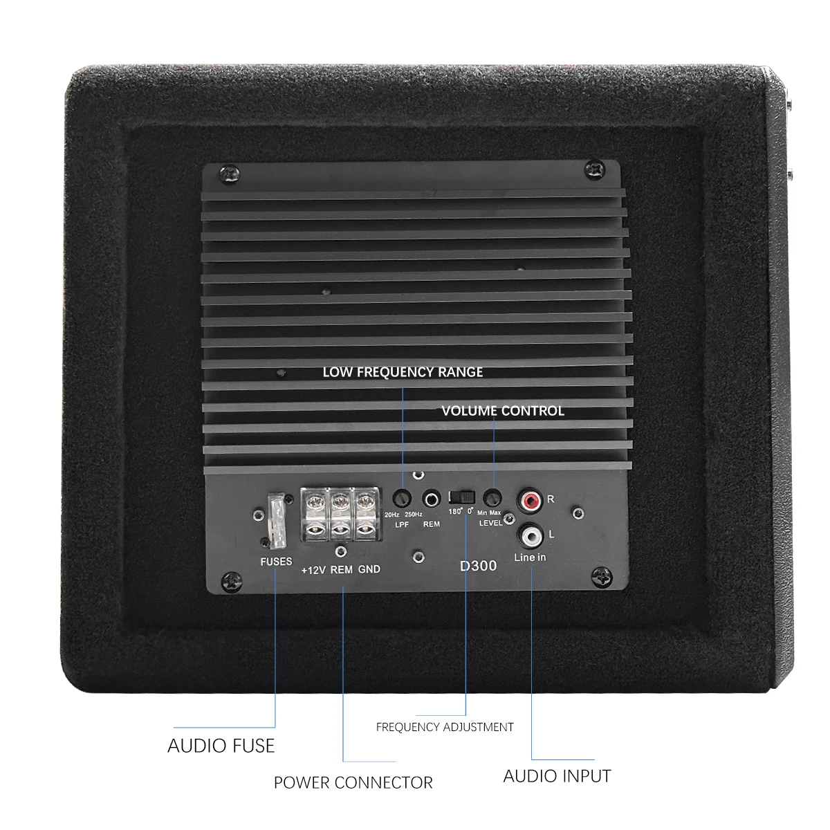 8 Inch New Style Super Bass Car Audio Subwoofer 12v Car Subwoofers With Box And Amp car speaker subwoofer