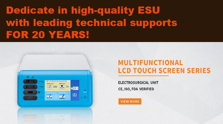 High Frequency Medical Electrocautery Diathermy Surgical Cautery Machine Electrosurgical ESU Unit