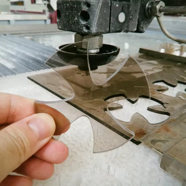YC CNC Waterjet машина для резки стекла