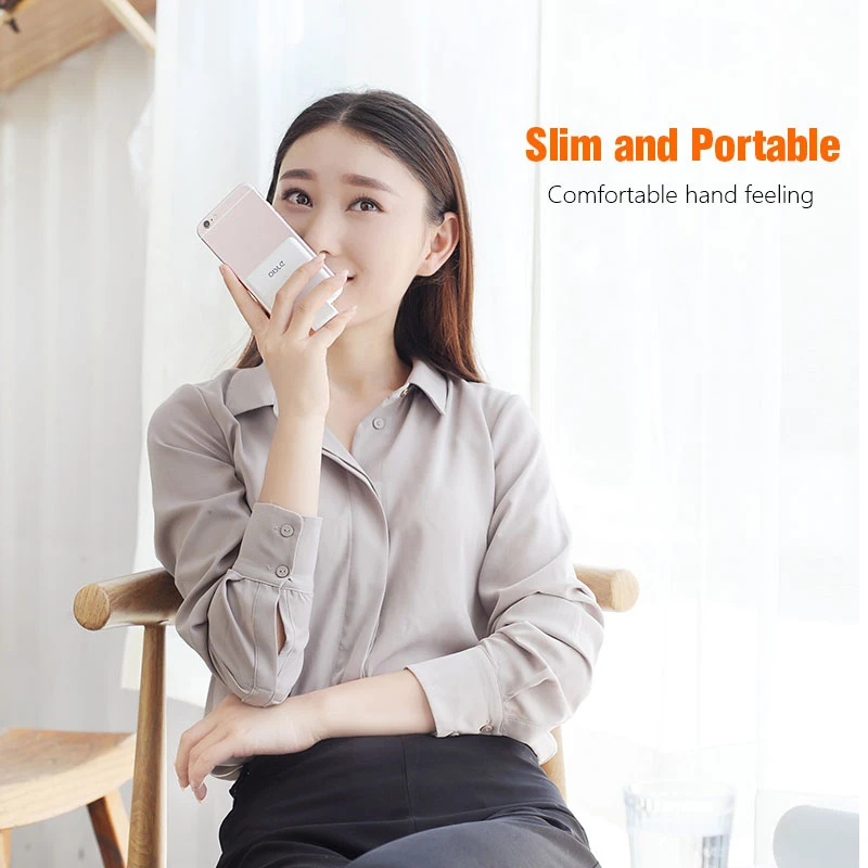 
OISLE Smart External Battery Storage Case Rechargeable Battery For iPhone/Android Phones 