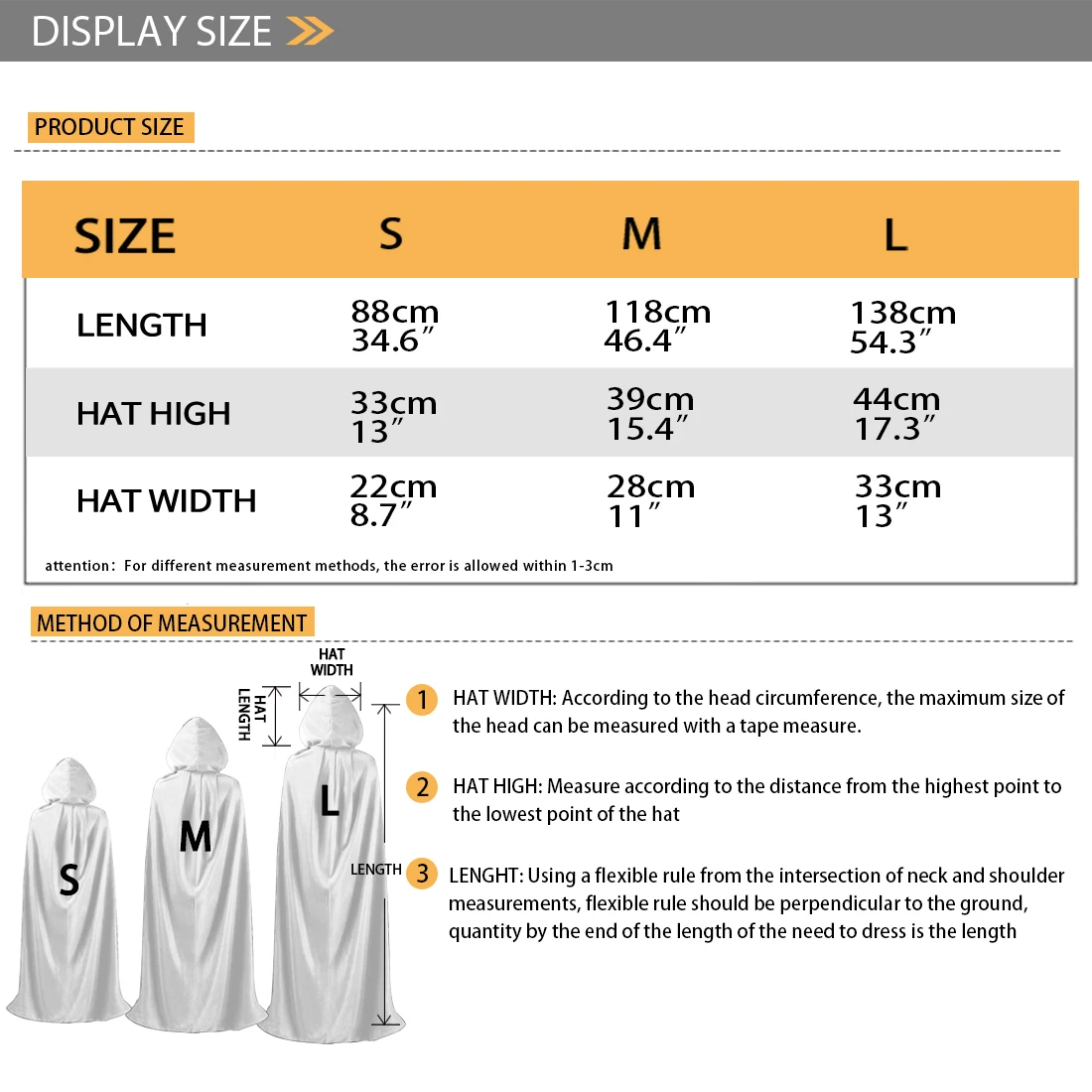 New Arrival Hooded Cloak Long Polyester Cape Robe Halloween Carnival Purim Coats Medieval Witch Costume for