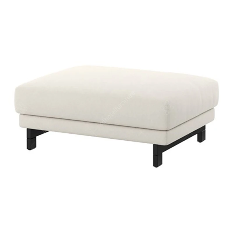 Large Round Hand Knitted Ottoman Foot Rest Pouf Ottoman Rangement for Living Room