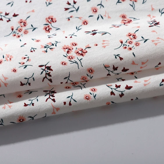 New Design Fashion Printed Jersey Fabric 50% Cotton 50% Modal Composition