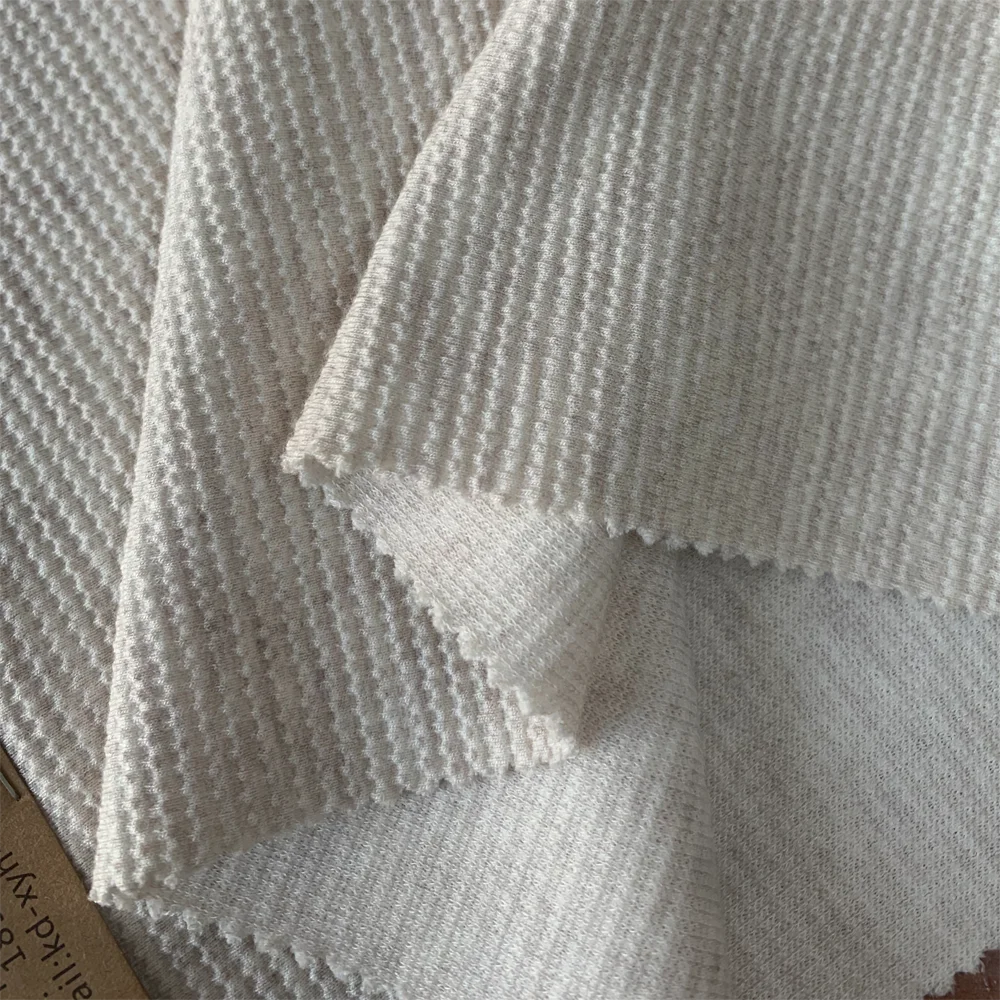 Top quality cotton pique honeycomb waffle fabric outerwear fabric cotton waffle fabric