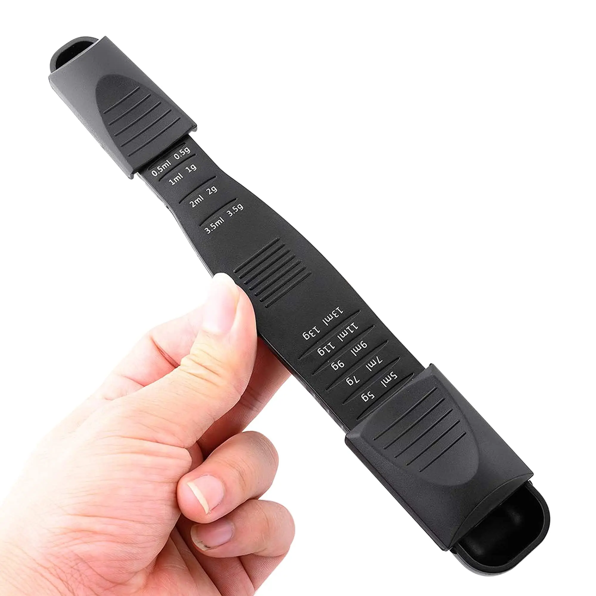 Besafe Dual Sided Ingredients Powder Spices Adjustable Metering Spoon Leveler Scale Adjustable Measuring Spoon Tool for Baking