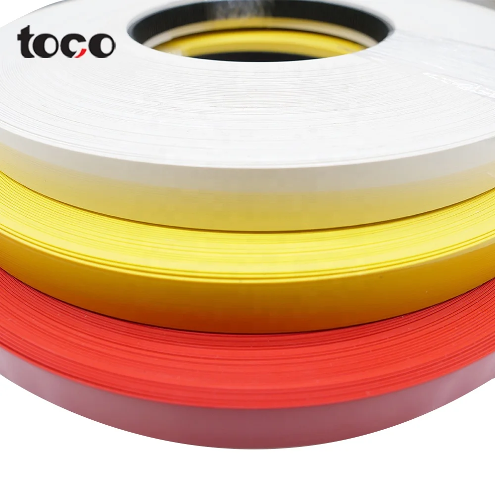 16mm melamine edging 16mm silvery chrome edge band 1mm high gloss pvc edge banding for furniture