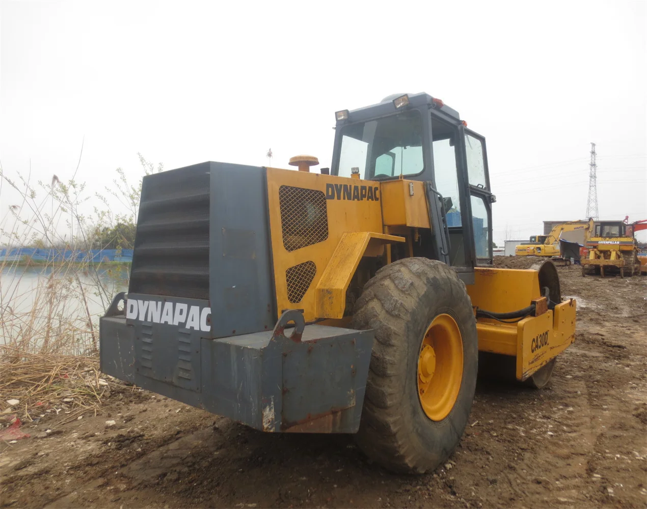  Used Dynapac CA30D road roller Secondhand 15Ton soil