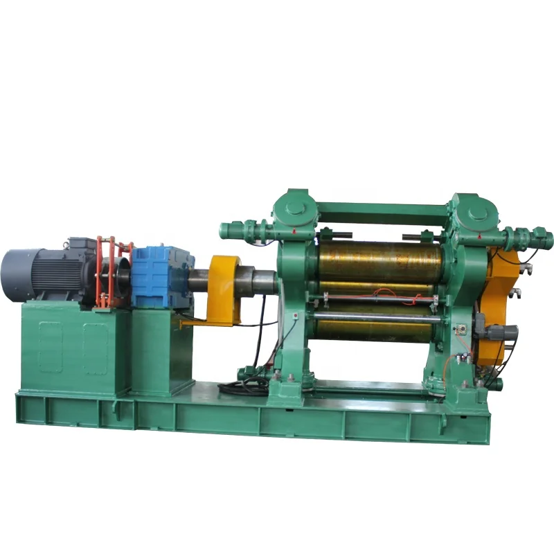 Three roller rubber calender machine