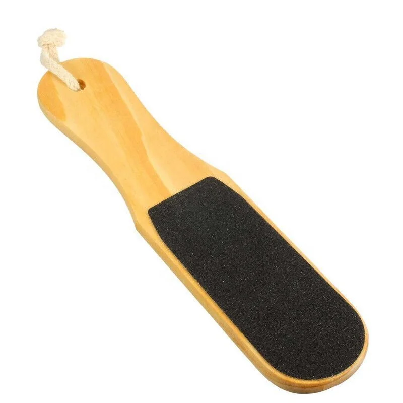 Double-sided pedicure sandpaper foot file Feet Dead Skin foot file wooden Pedicure Foot Tools