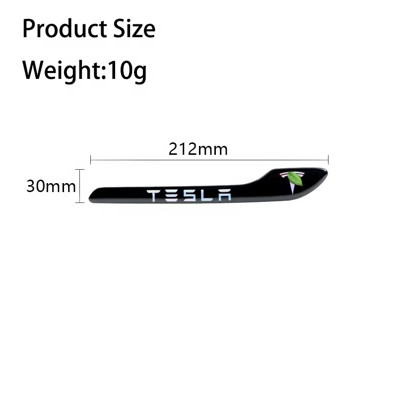 Car Accessories Door Handle Decoration Cover Car Door Handle Sills Protection Wrap For Tesla Model 3 Y S X