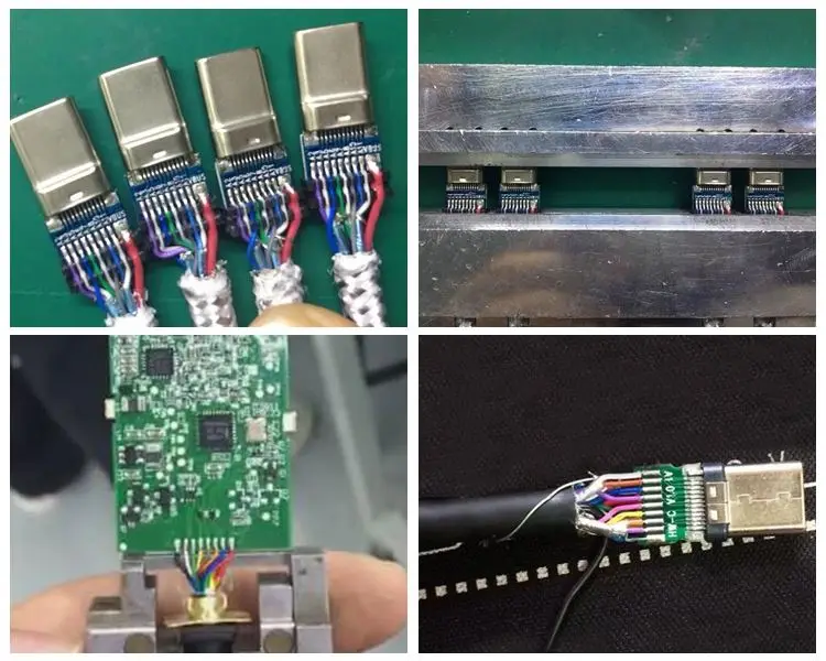 Type c 3.1 dual side soldering hot bar heating high speed type c soldering machine with factory price