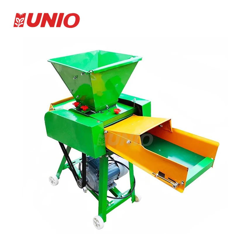 Combined Grass Chaff Cutter And Vegetables Fruit Silage Crusher Poultry Silage Chopper High Quality Best Sale