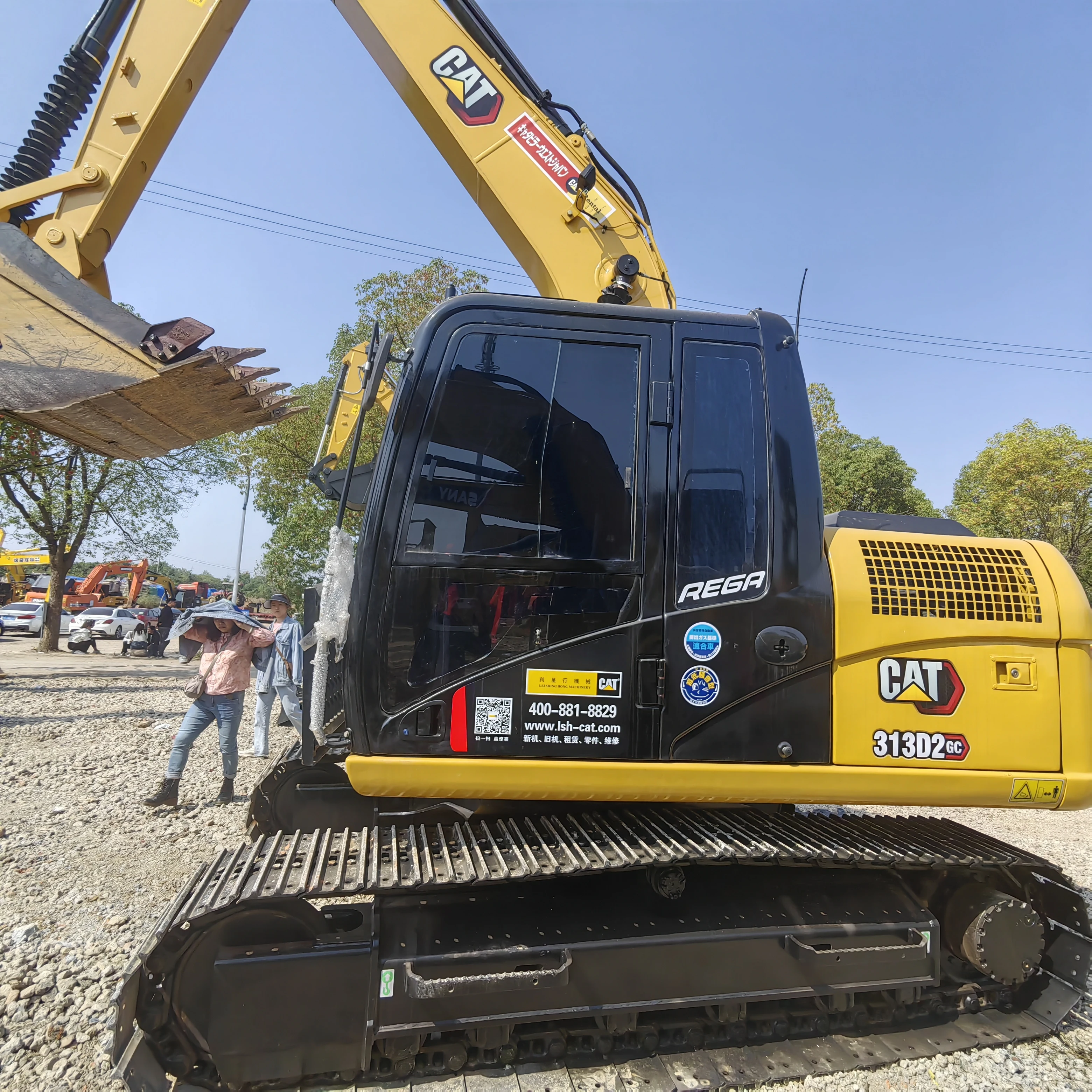 high quality used Original Caterpillar Original Caterpillar cat 313D2 13 ton machine in good Condition for sale
