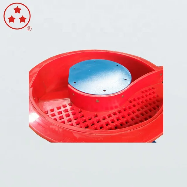 useful vibratory polisher surface finishing grinding tumbling machine with separate screen