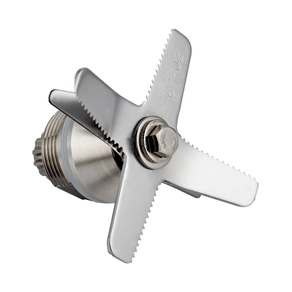 Ideamay Strong Stainless Steel 304 Blender 6 Blade for Big Ice Smoothie