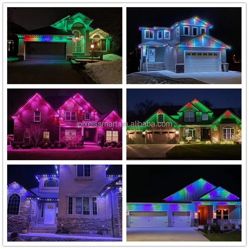 Высокое качество 48 В постоянного тока адресный умный светодиодный пиксель 5000k дневной свет для рождественских Праздничных Украшений